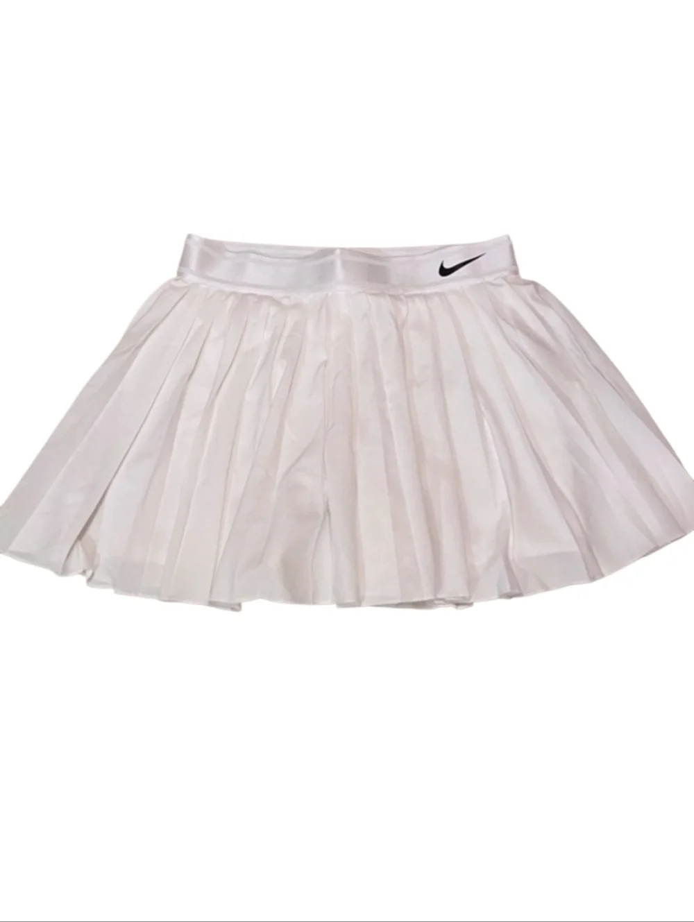Nike dri-fit pleated white tennis skirt size M